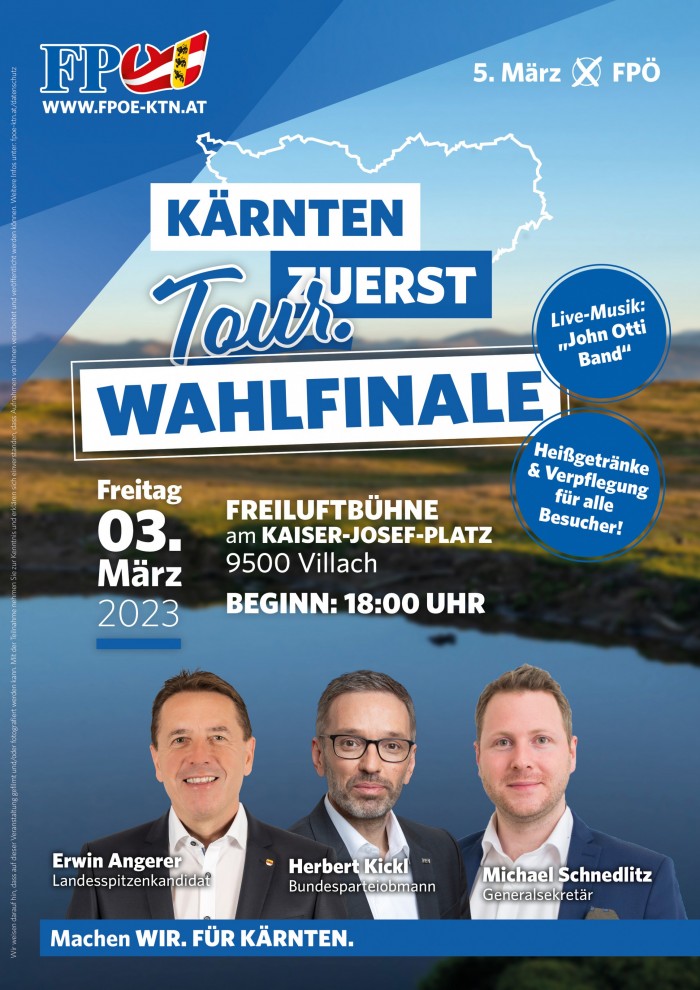 WAHLFINALE mit Erwin Angerer & Herbert Kickl