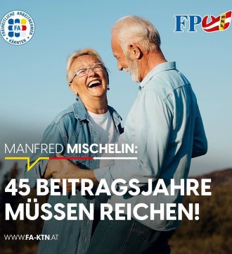 Wer 45 Jahre gearbeitet, Beiträge geleistet und unser Land mit aufgebaut hat, hat sich seinen wohlverdienten Ruhestand verdient