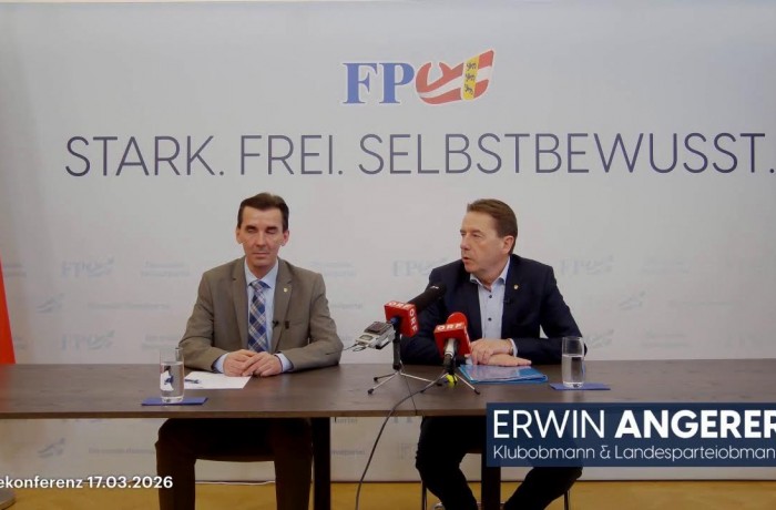 Pressekonferenz mit Erwin Angerer und Josef Ofner