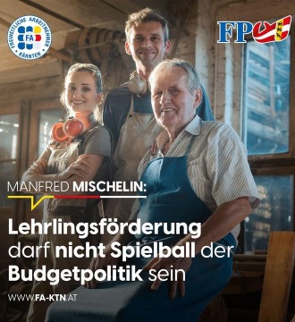 Die Verschiebung der Lehrlingsförderung trifft nicht nur Betriebe, sondern auch Lehrlinge und ihre Ausbilder