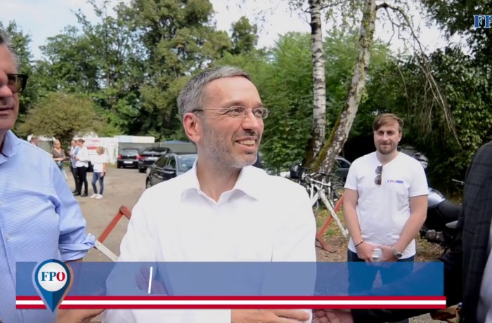 Herbert Kickl unterwegs in seinem Heimatbundesland Kärnten