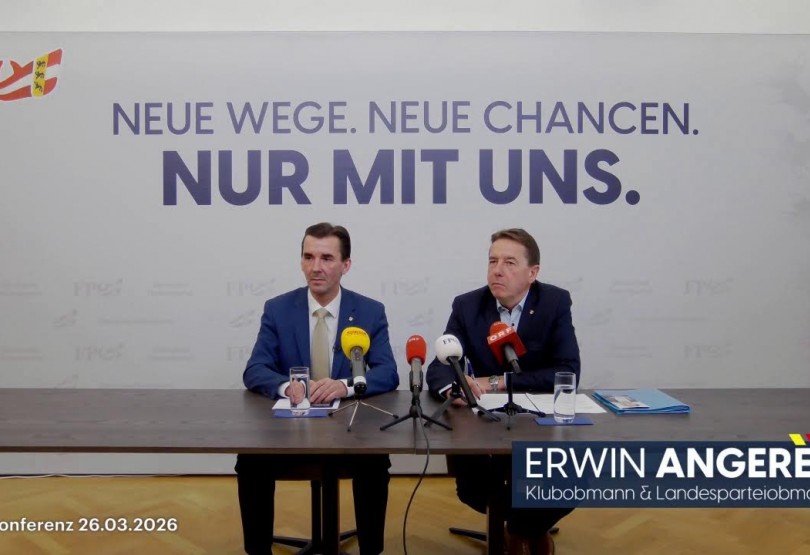 Pressekonferenz mit Erwin Angerer und Josef Ofner
