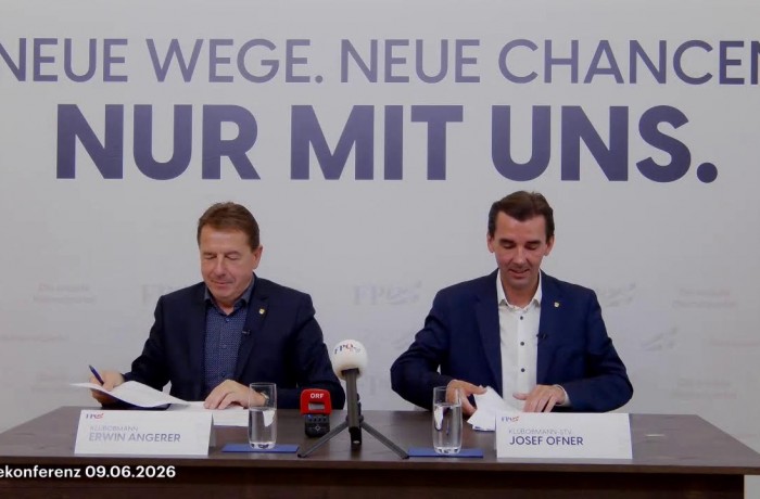 Pressekonferenz mit Erwin Angerer und Josef Ofner