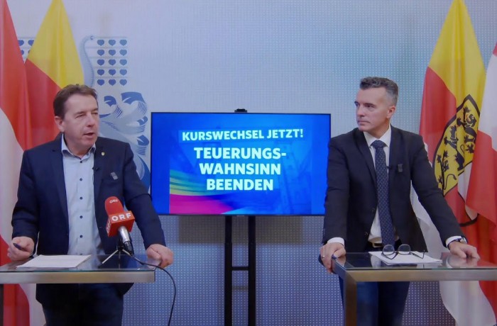 Pressekonferenz mit Erwin Angerer und Gernot Darmann