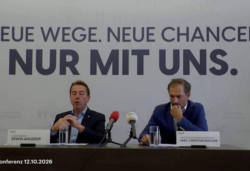 Pressekonferenz mit Erwin Angerer und Christian Ragger