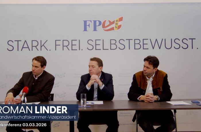 Pressekonferenz mit Erwin Angerer und Roman Linder