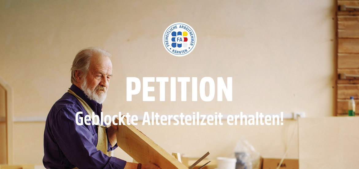 Petition - Geblockte Altersteilzeit erhalten